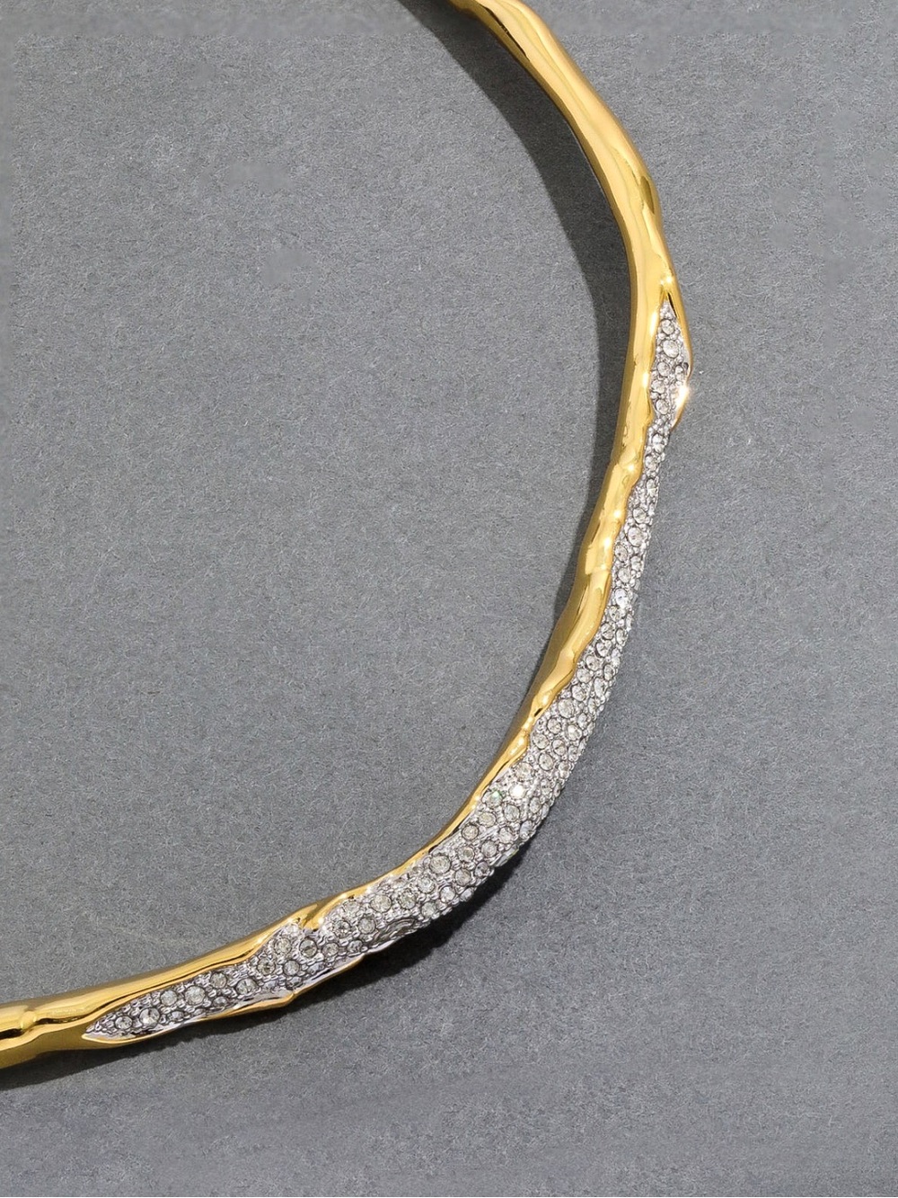 ALEXIS BITTAR Solanales Gold Crystal Skinny Collar - Picture 4 of 9